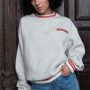 Madhappy Gray Varsity Crewneck